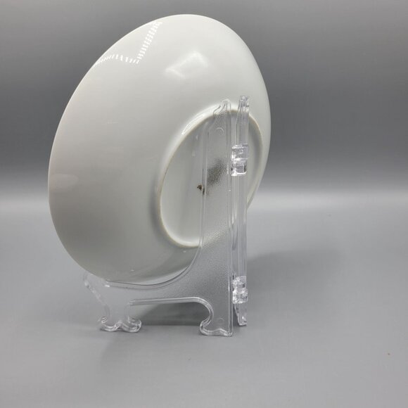 Vtg Noritake Oriental 6341 Bamboo Design Salad Bowls Gold Trim Japan Set Of 2 - Picture 8 of 10